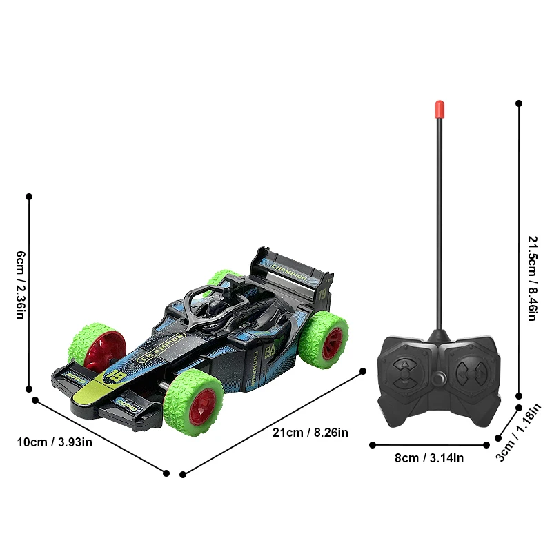 Kinderspielzeug Junge ferngesteuertes Auto Auto Allrad Vorderrad 360° °   Rollendes ferngesteuertes Automodellspielzeug ohne Batterie