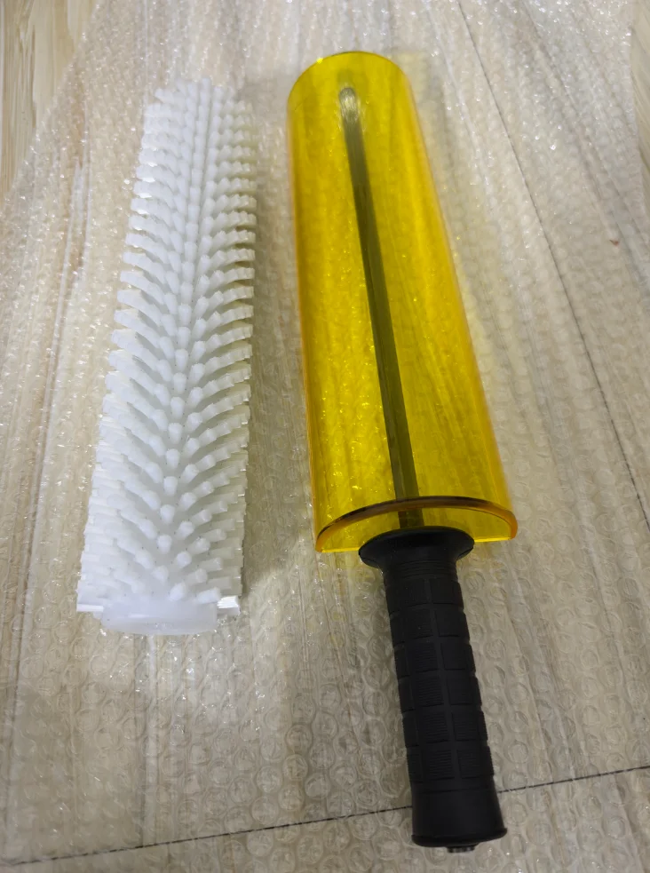 length 300mm Ski Waxing Brush Set Roller Polishing Brush Nylon Horse Hair Brass Brush for Snowboard