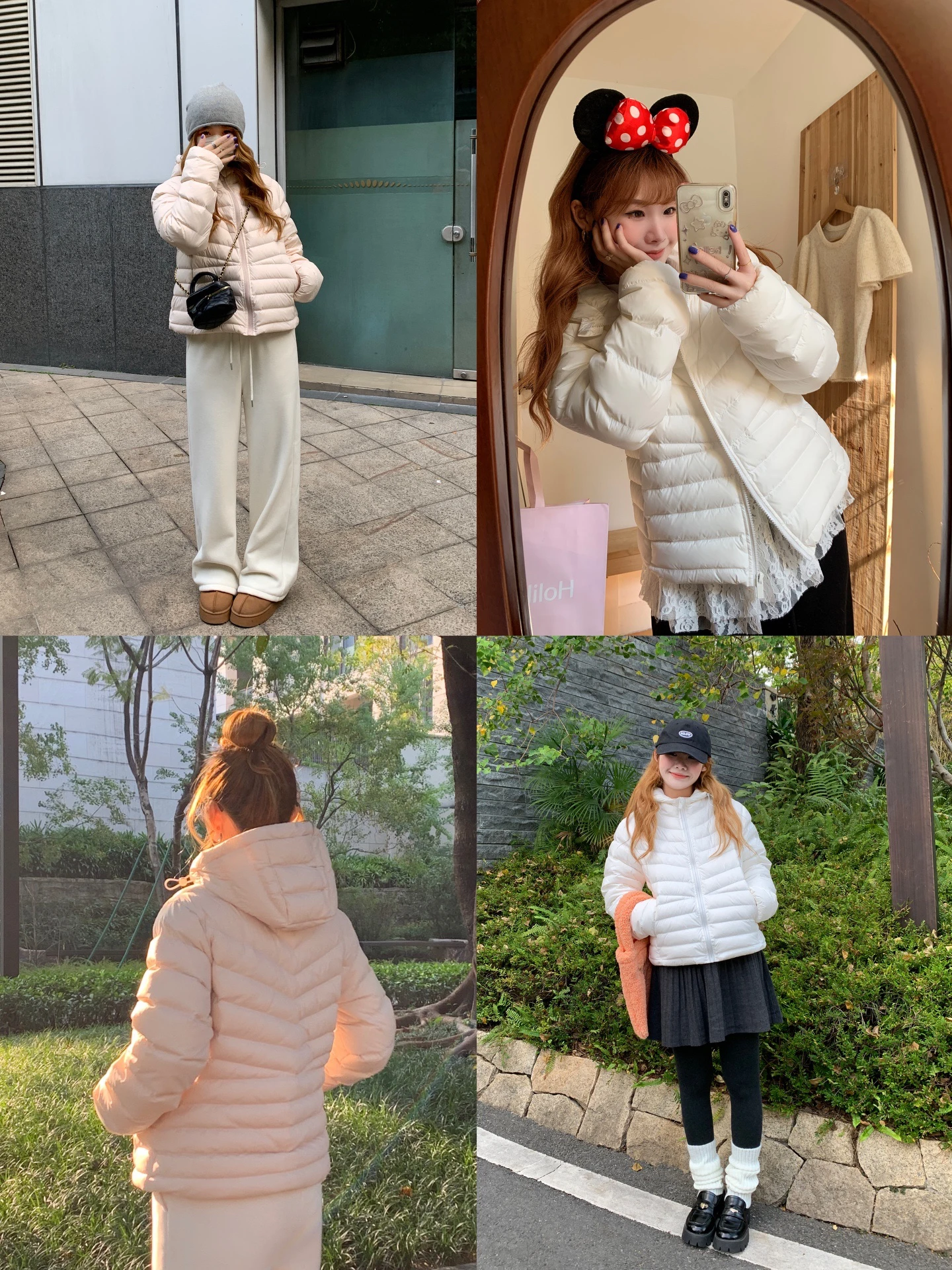 

Lightweight 90 White Du down Hooded Jaet My C Position Self-Preserved Sle Korean Sle Commute Wind Thiened Long Sve