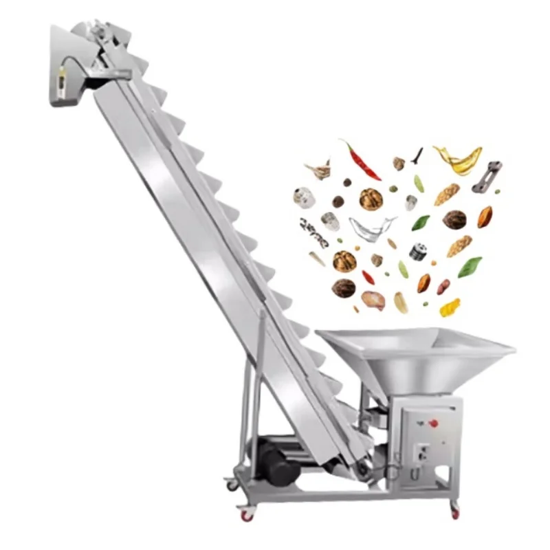 

Automatic Stainless Steel Oblique Bucket Elevator Pneumatic Filling Machine Food Cereal Snack Nut Crumb Conveyor Plastic