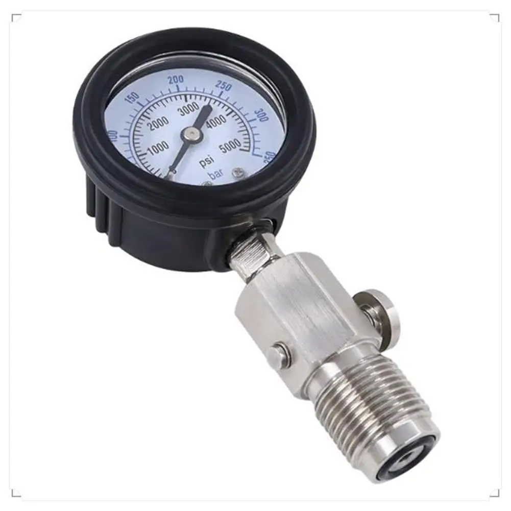 

New DIN Air Tank Pressure Checker For Scuba Diving With 350Bar Gauge,Diving Gauge