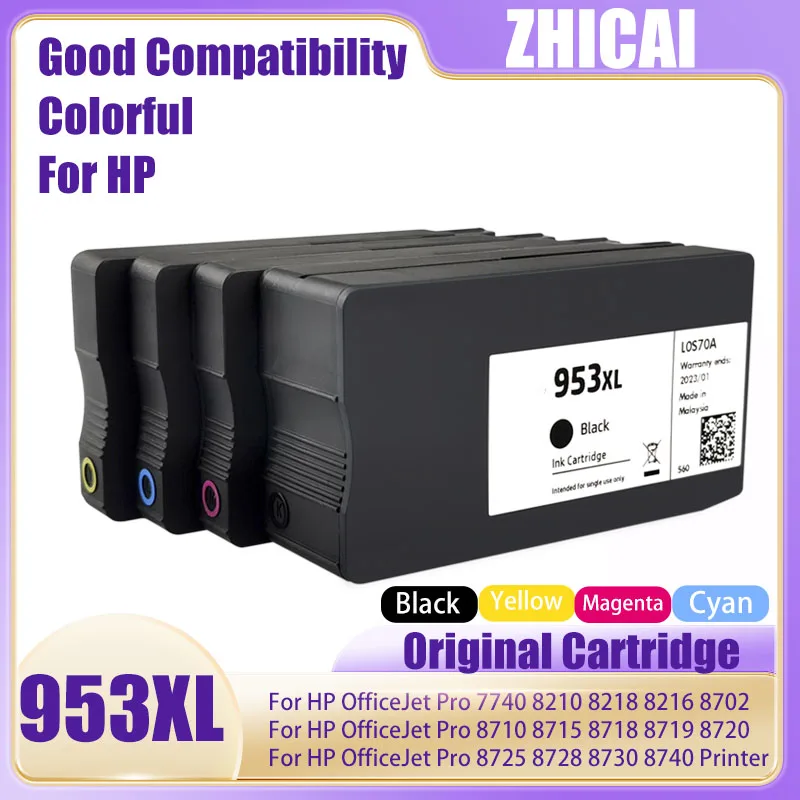 

Original for hp953 953XL 953 Ink Cartridge For HP 7740 7720 7730 8210 8218 8710 8715 8718 8719 8720 8725 8728 8730 8740 Printer