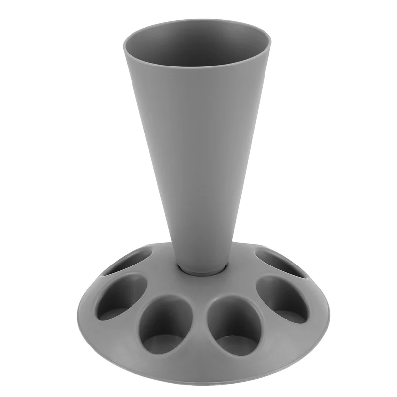 حامل أكياس الأنابيب لتزيين الكعك ، أداة المعجنات مع 8 فتحات ، طقم حامل المعجنات البلاستيكية أ