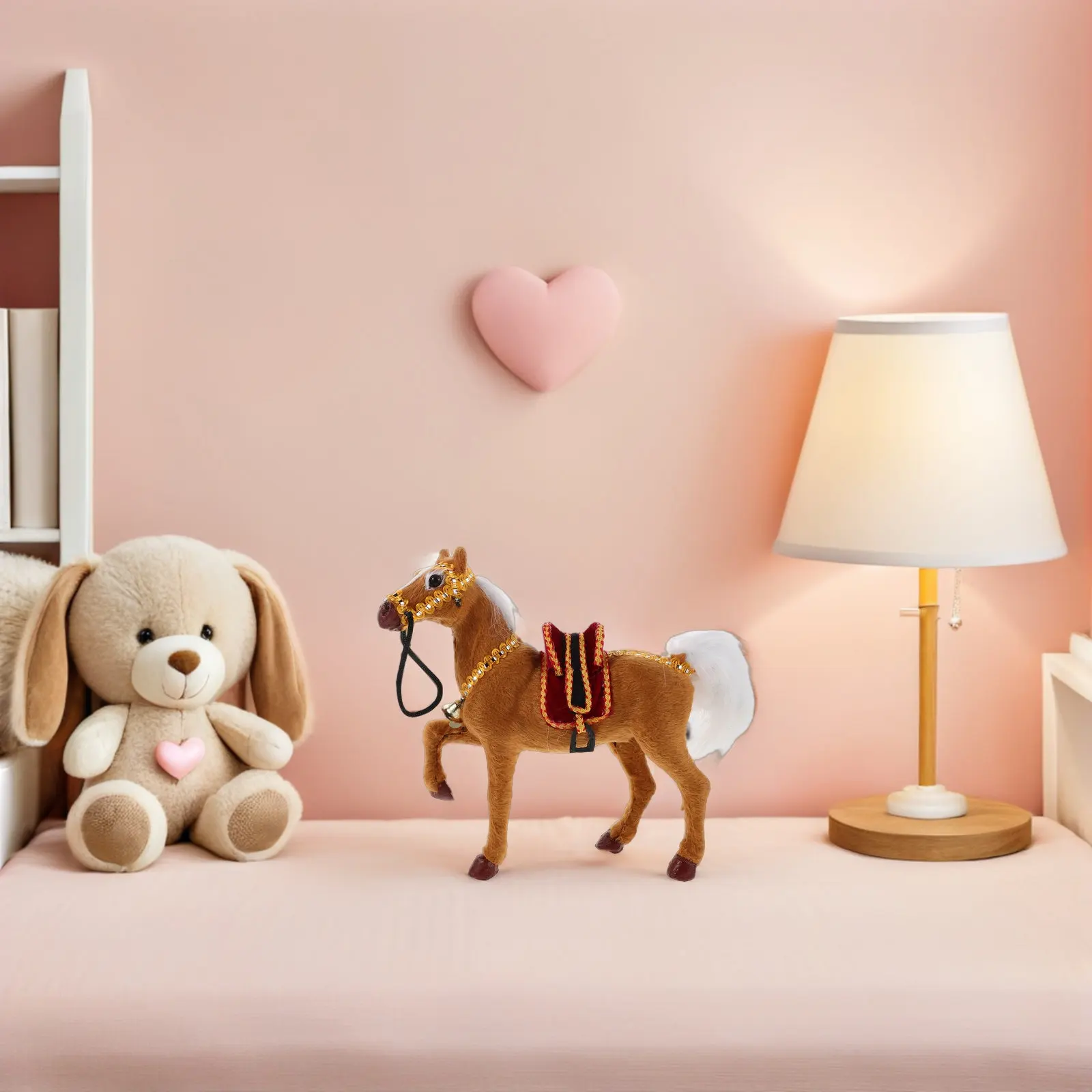 

Simulated Horse Interactive Animal Sound Effect for Kids Play Mini Horse Birthday Party and Farm Decoration Animal Play