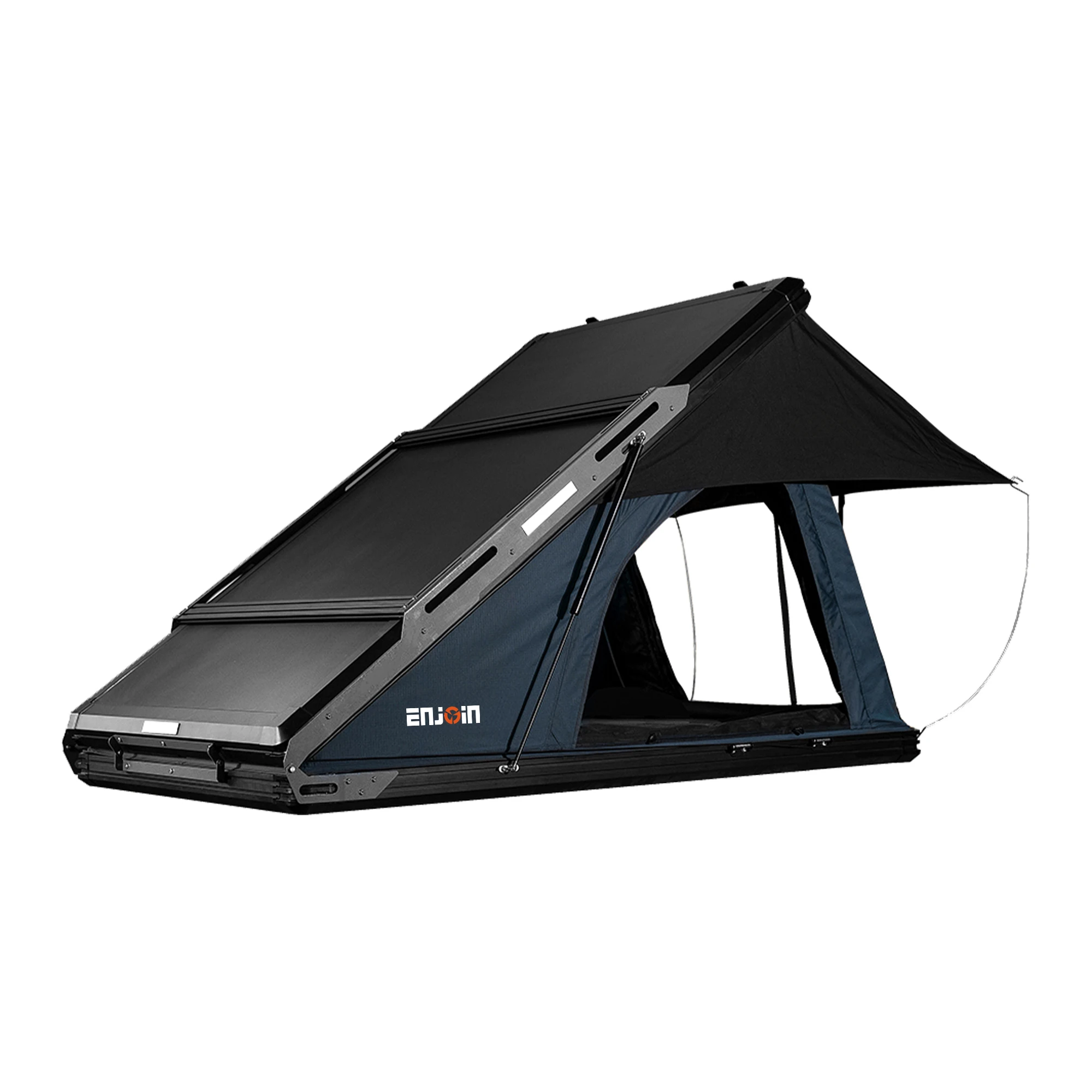 2025 ENJOIN Camping impermeable automático Pop up carcasa dura tienda de techo 4 personas coche de aluminio Tienda Canadiense