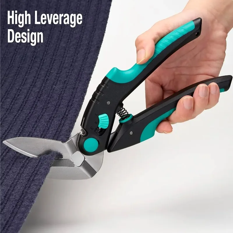 10 Inch Heavy Duty Gardening Scissors, Multipurpose Shears with Ergonomic Handle for DIY Carpet Cutting Garden Work Tools