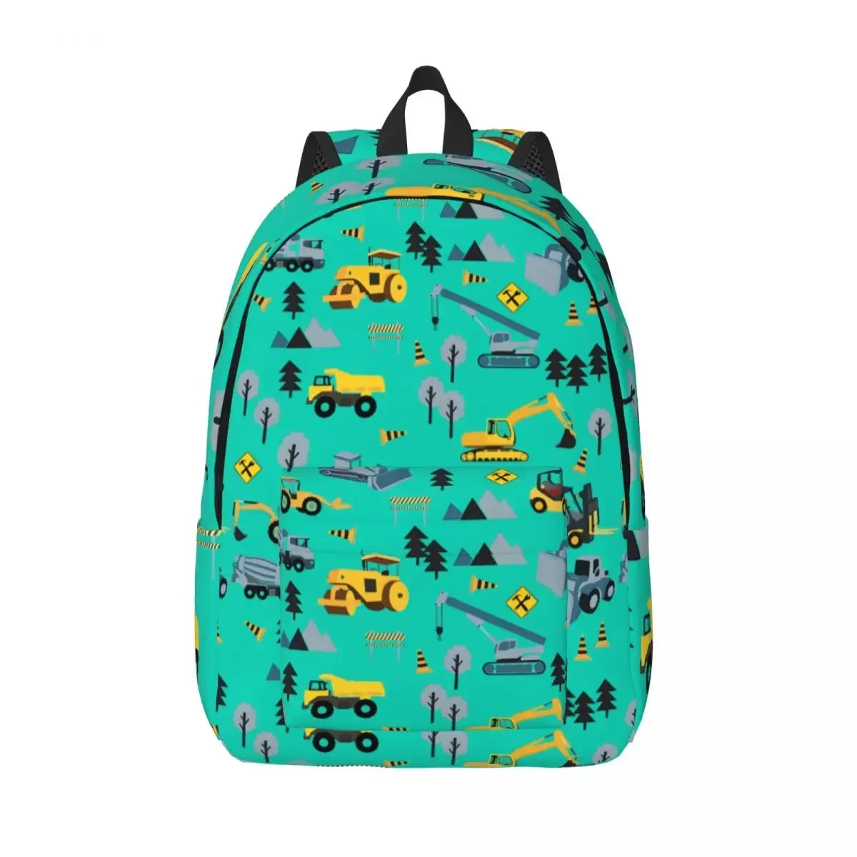 

Knapsack Blue Sturdy Shoulder T-Tayo The Little Bus Excavator Female For Gifts Cool Knapsack For Work Office