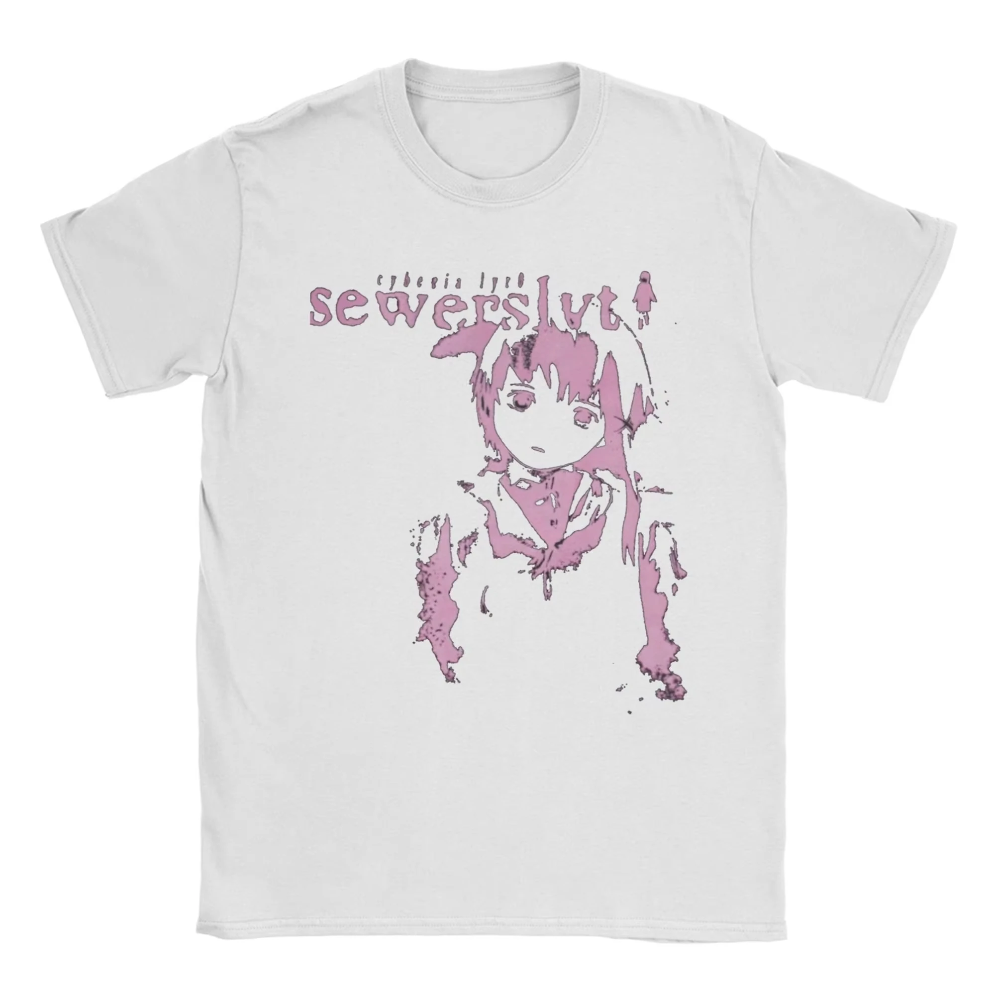 Vintage Sewerslvt Schizofrenia Grafik T-Shirt Unisex Reine Baumwolle Kurzarm Harajuku Streetwear Casual Oberteil – Detail 3
