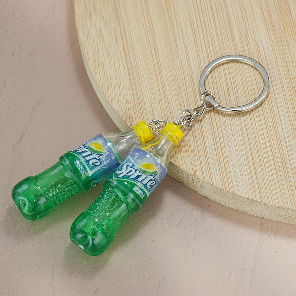 Einzigartiger Schlüsselanhänger mit zwei Getränkeflaschen, Unisex, 7 Stiloptionen, Rucksack-Schlüsselanhänger, Dekoration, Hip-Hop, cooler Schlüsselanhänger, Schmuckstück – Detail 3