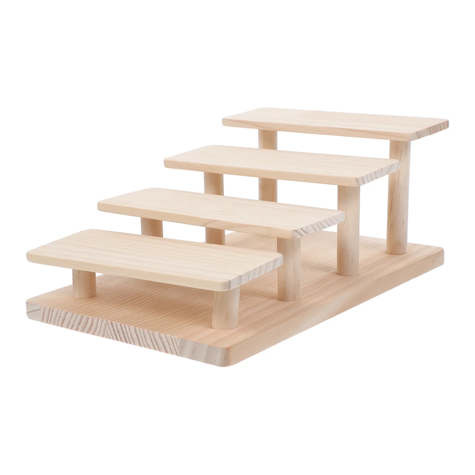 Espositore per occhiali in legno massello Scaffale per occhiali a 4 livelli Scaffale per occhiali da sole Organizzatore per negozi Supporto per struttura in vetro in legno