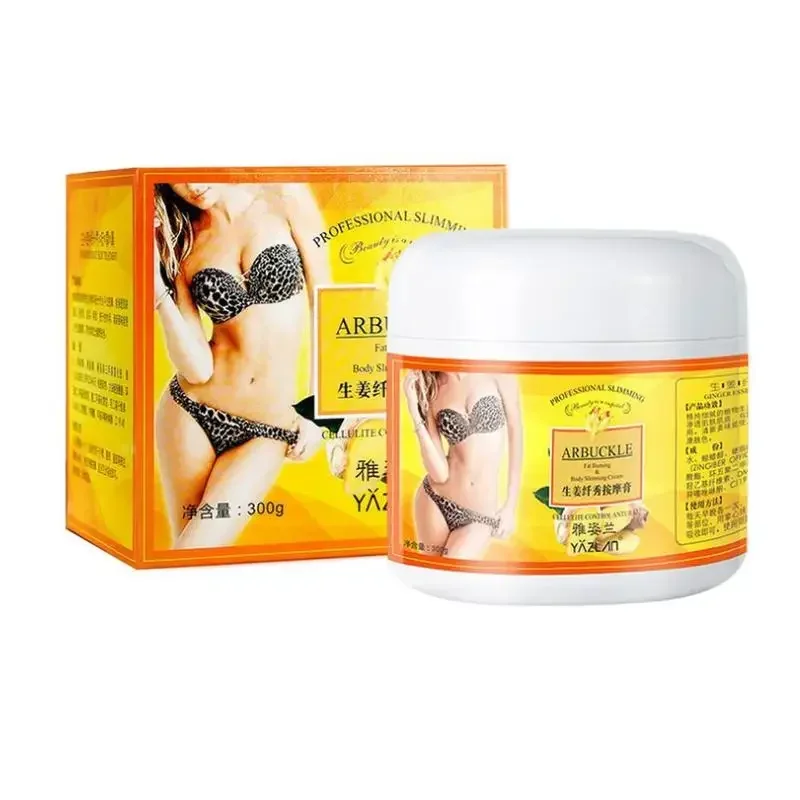 300g Ginger Fat Burning Cream Anti-cellulite Effective Fat Loss Slimming Body Fat Reduction Cream Massage Full Leg Body Waist