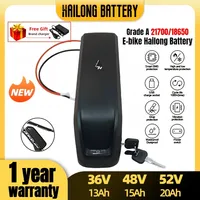 Original 48V 36V 15AH 20AH Electric mountain bike Battery 52V Hailong 40A BMS 350W 500W 750W 1000W 1500W Motor 18650/21700 Cells