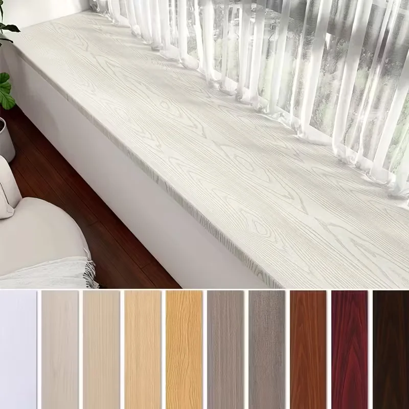 1PC 5mx20cm Wood Grain Repair Adhensive Duct Tape Floor Furniture Renovation Skirting Line Sticker Home Decoration