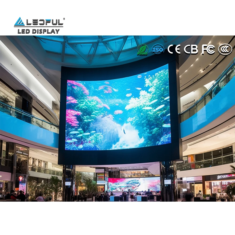 Custom Commercial P4 Indoor P 2.5 Indoor LED Display Video Wall