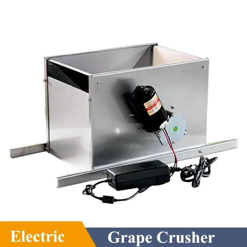 Manual/Electric Type Fruit Crusher Grape Crusher Grape Crushing Machine Fruit Wine Press Grinder