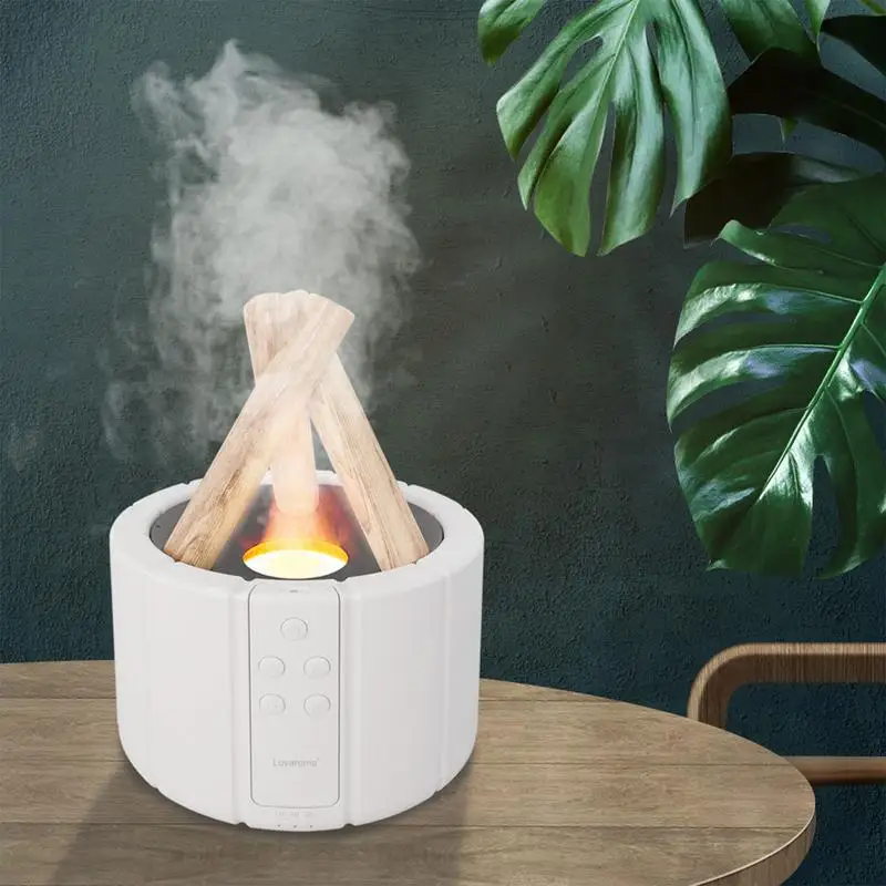 Aroma Diffuser Air Humidifier Ultrasonic Cool Mist Maker Fogger Flame Diffuser Flame Lamp Diffuser For Home