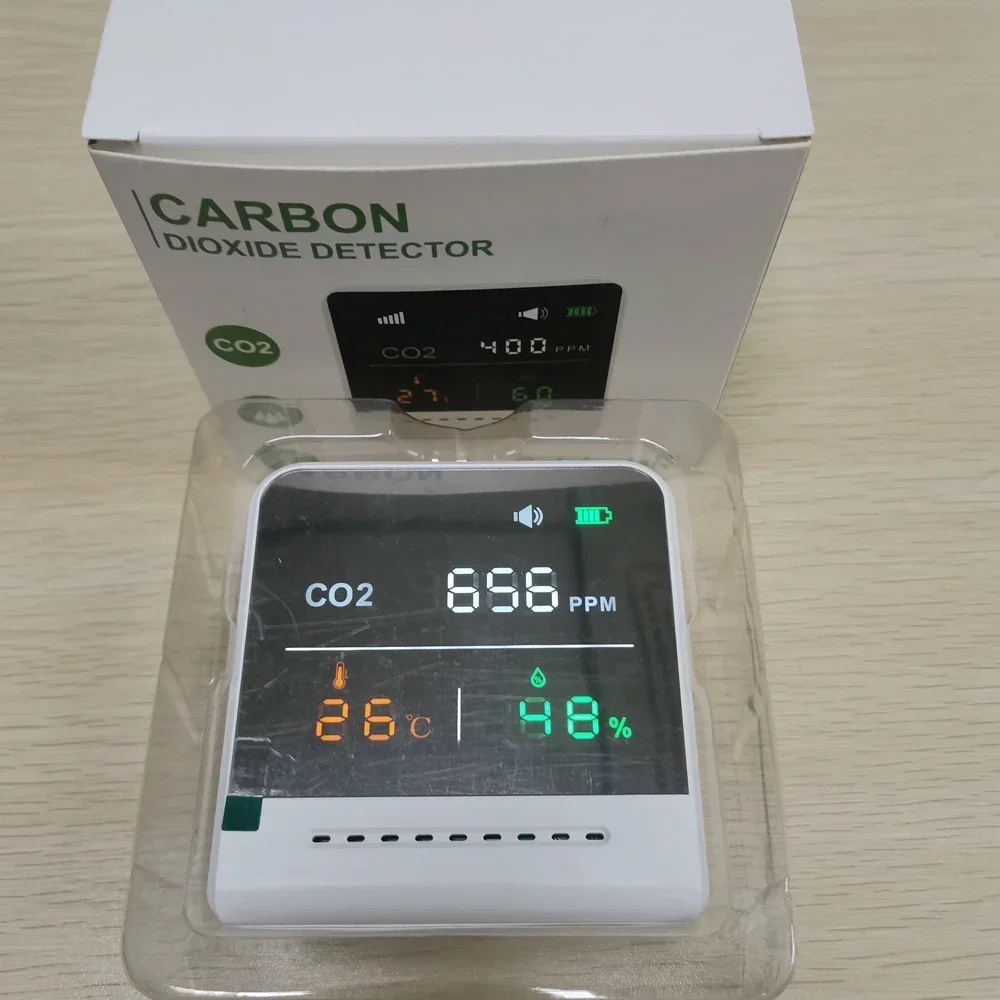 Analyzers Air Quality Detector Purifire Co2 Meter Alarm Carbon Dioxide  -