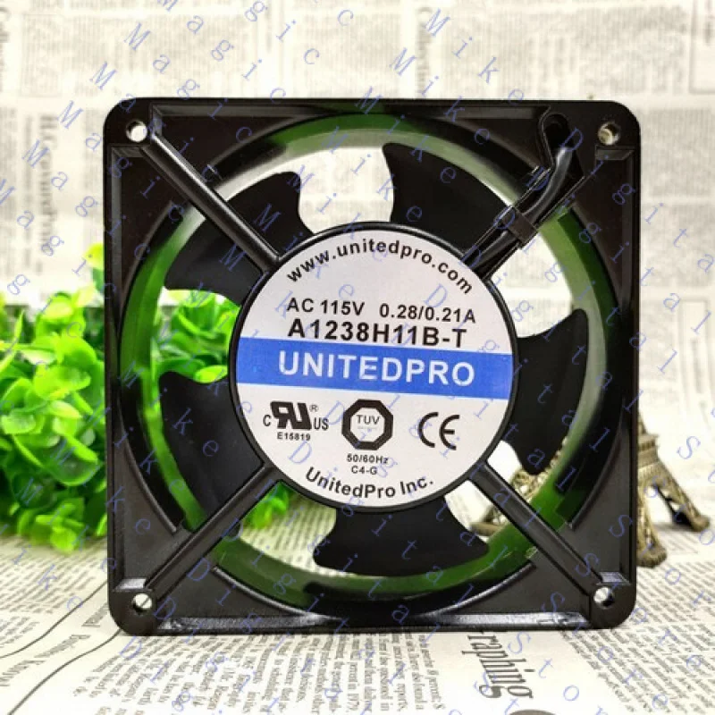 

UU FOR UNITEDPRO A1238H11B-T 115V 0.28 / 0.21A 12038 chassis fan cooling fan