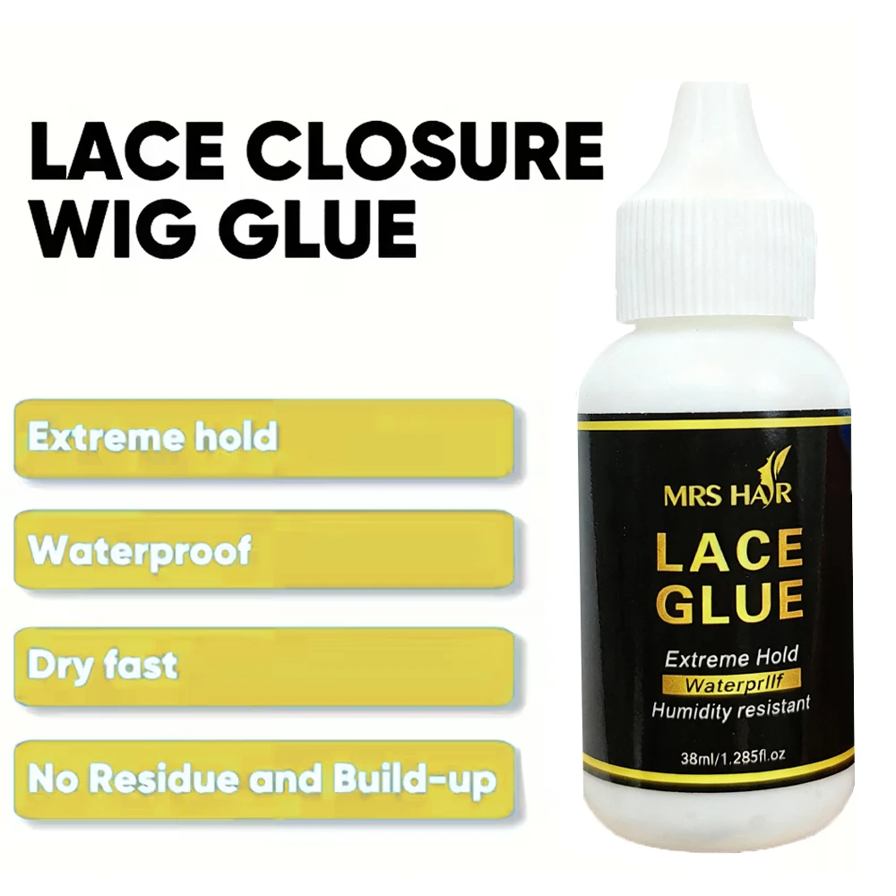 1/3/5 Lace Glue 38ml Extreme Hold Waterproof Lace Glue Wig Adhesive for Lace Frontal And Full Lace Wigs Durable And Long-Lasting
