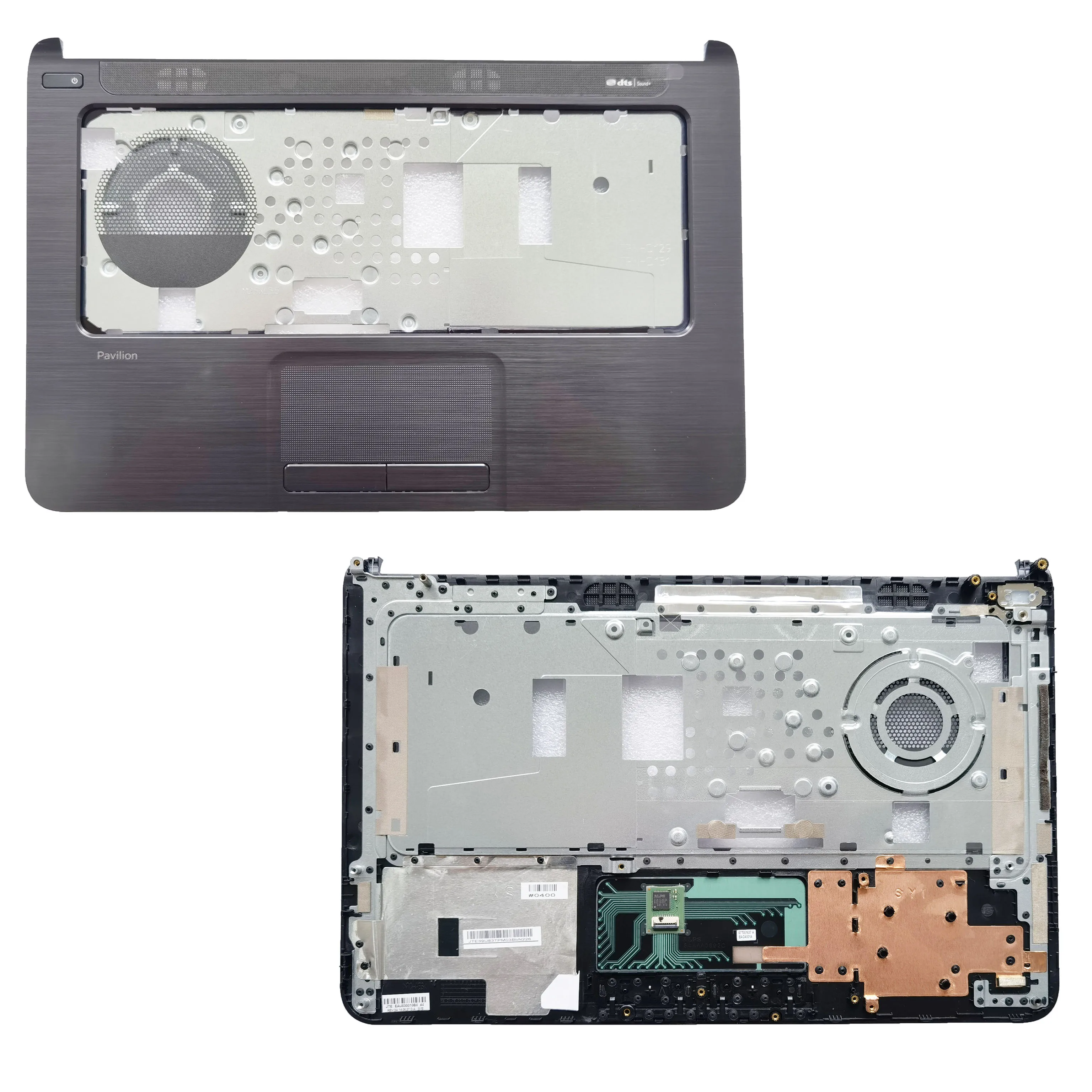 Cubierta trasera LCD para portátil HP Pavilion 14-N 14-F TPN-Q129, cubierta superior para reposamanos, carcasa negra y plateada, novedad