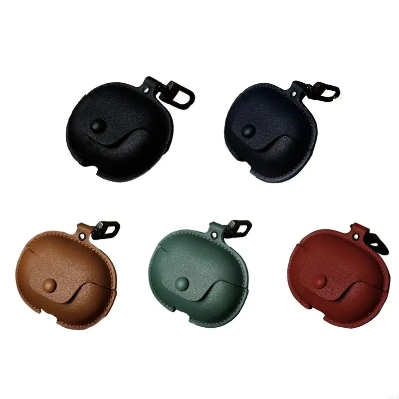 

A9LF Protective Case Leather Cover Skin Housing Wireless Earbuds Sleeve for FreeClip