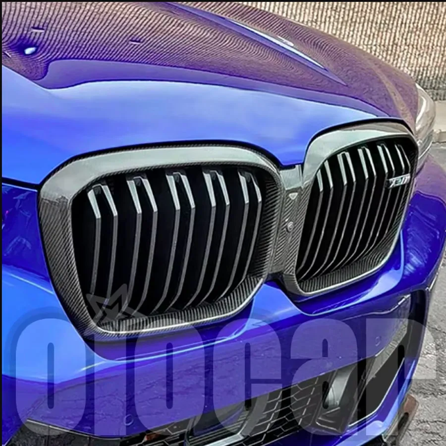 

oiomotors Dry Carbon Front Grille Frame Cover Case for F97 LCI X3M F98 LCI X4M