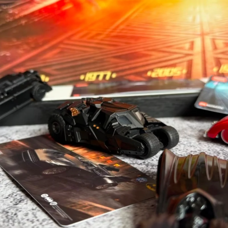 2026 Blokees 1:64 Batman Batmobile E02 Dark Knight 2008 Assembled Car Model Gotham City Collectible Display Toy - view 5