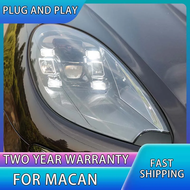 

Car Style headlights for Porsche Macan Headlight 2014-2017 Porsche Macan Head Light LED DRL Turn Signal High Beam Projector Lens