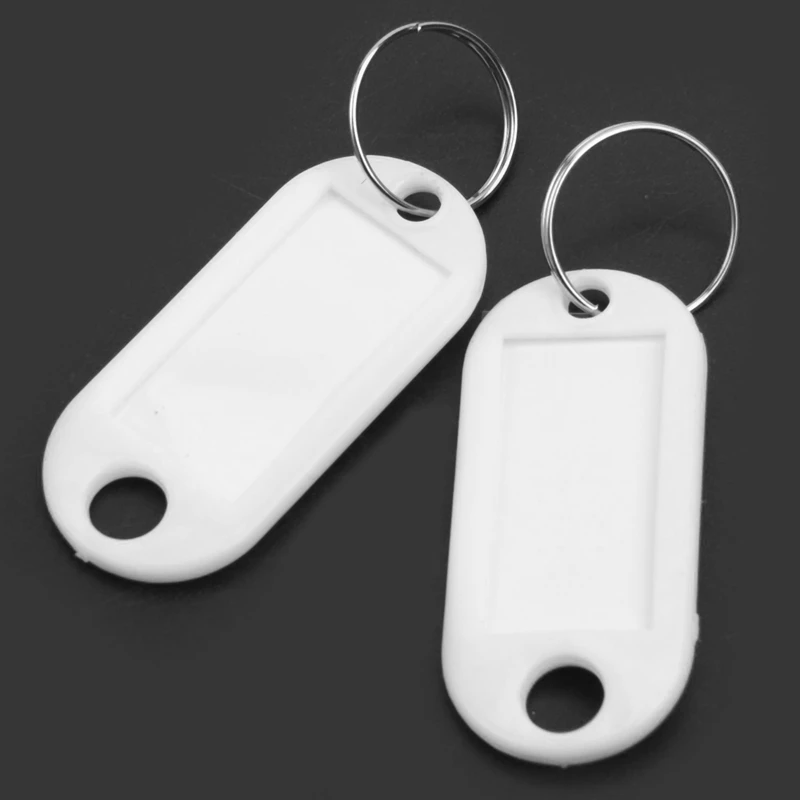 Key Ring Tags(200Pcs White)