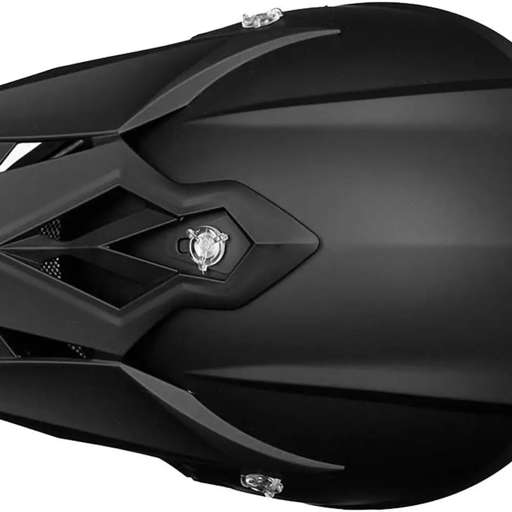 خوذات الدراجة الترابية للشباب موتوكروس ATV BMX MX الطرق الوعرة كاملة الوجه، معتمدة من وزارة النقل، أسود غير لامع، شبابي-XLarge #6