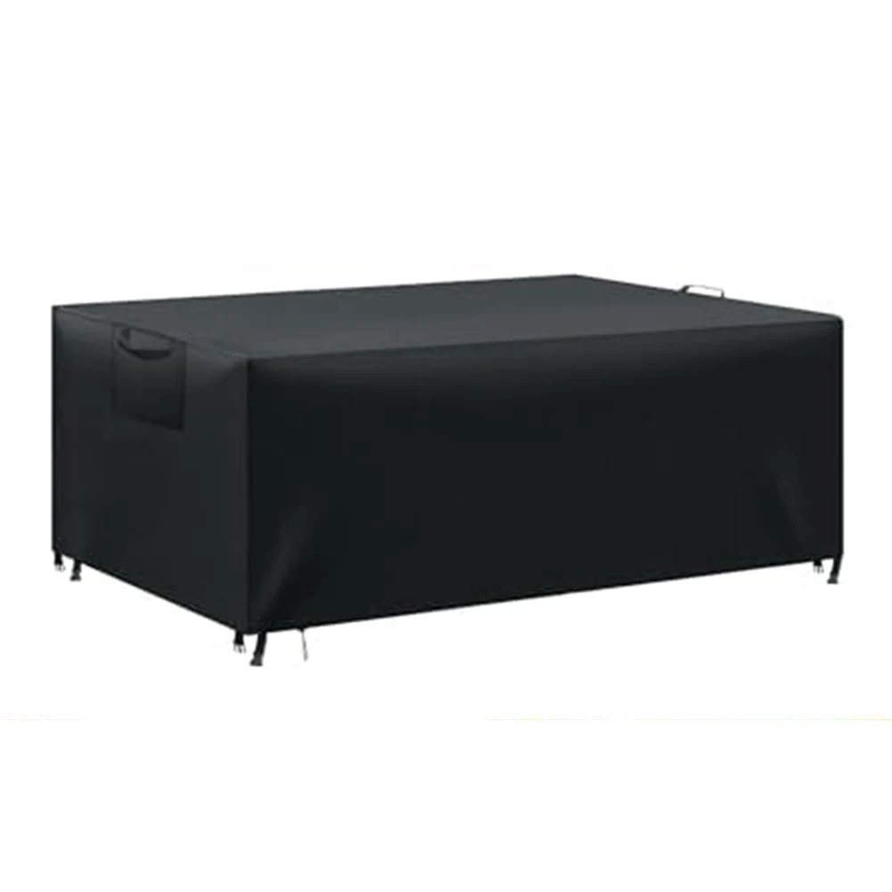 

Garden Furniture Cover Windproof 150*90*80cm/59*35.4*31.5\" 420D Oxford Fabric Anti-UV Protection Black Easy To Use