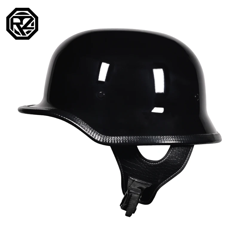 ORZ Soldier Helmet Vintage Cruise Summer Motorcycle Helmet Cruise Floating Helmet Half Helmet