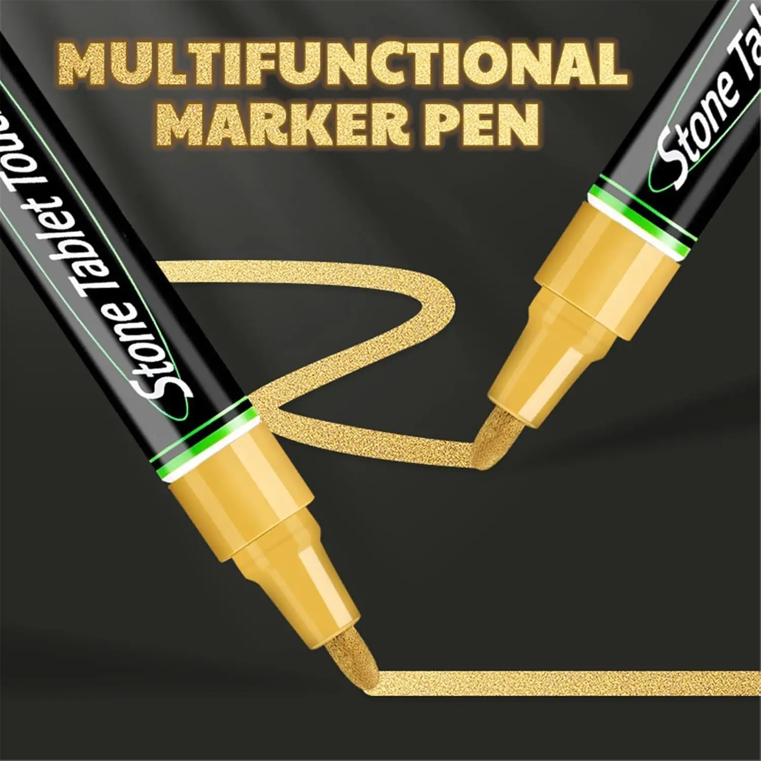 Tombstone Marker Pen Stone Touch-Up Pen for Restoring Faded Grave Inscriptions Waterproof Strong Coverage for Gravestone Letter image 2