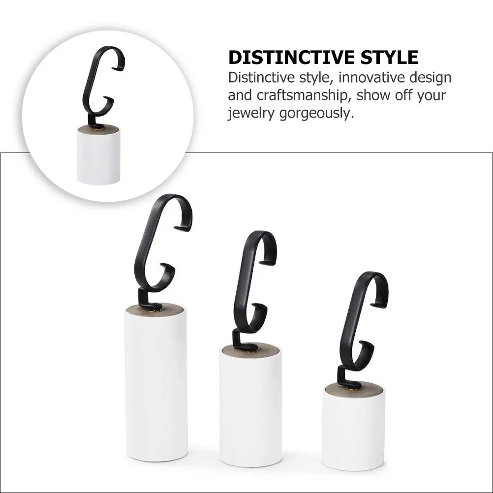 時計ディスプレイスタンド-cリングデザインの絶妙なジュエリーホルダー-時計、ブレスレット、バングル用-多用途ディスプレイ棚ラック