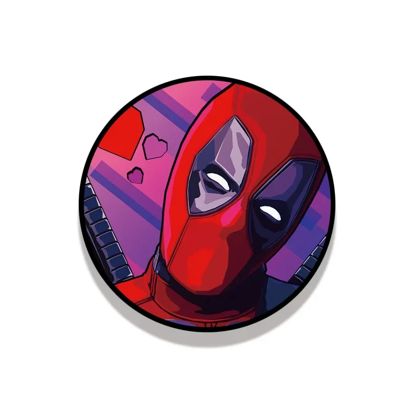 Soporte para teléfono móvil de Deadpools, soporte para teléfono móvil portátil con estampado de figuras de película de dibujos animados, anillo plegable, estante apilable, regalos de cumpleaños para amigos, nuevo