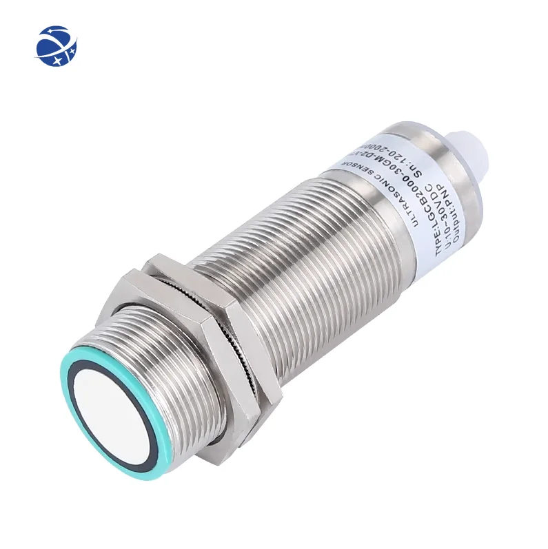 YUNYI RTX PNP/NPN Output IP68 Industrial Metal Detectors Sensor Cylindrical Ultrasonic Sensor 500-2000mm Detection