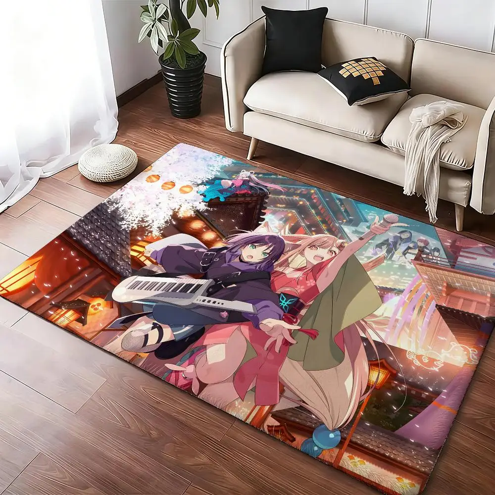 Cosmic Princess Kaguya Floor Mat Soft Thickened Absorbent Non-Slip Bedroom Living Room Door Mat Home Decor Flannel Rugs