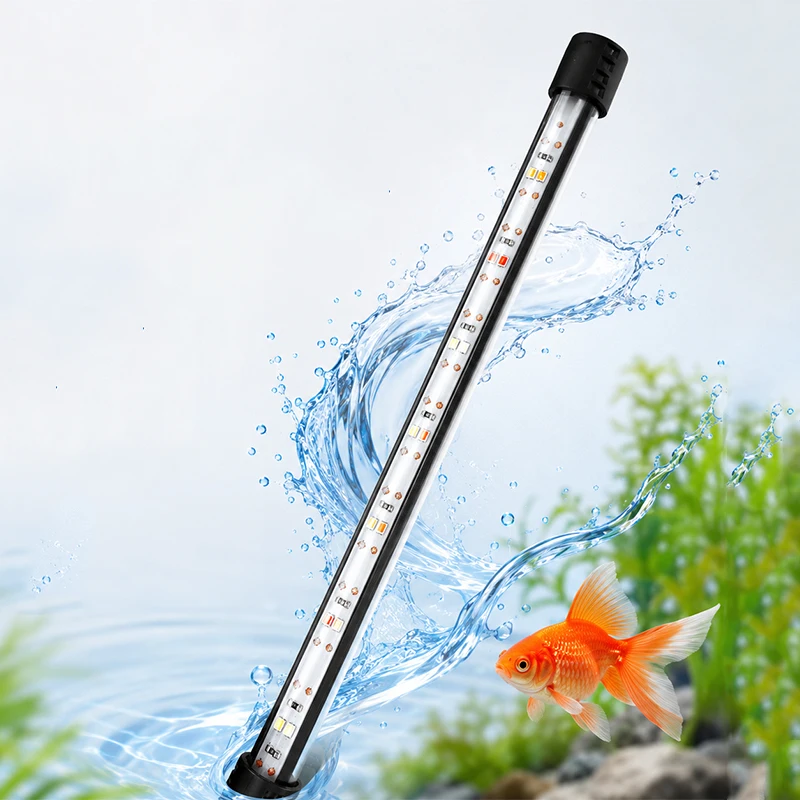 18-58cm USB Vollspektrum Aquarium LED-Lichtleiste Wasserdichte Tauchbare Fischbeckenlampe Unterwasser-Pflanzenwachstumsbeleuchtung – Detail 1