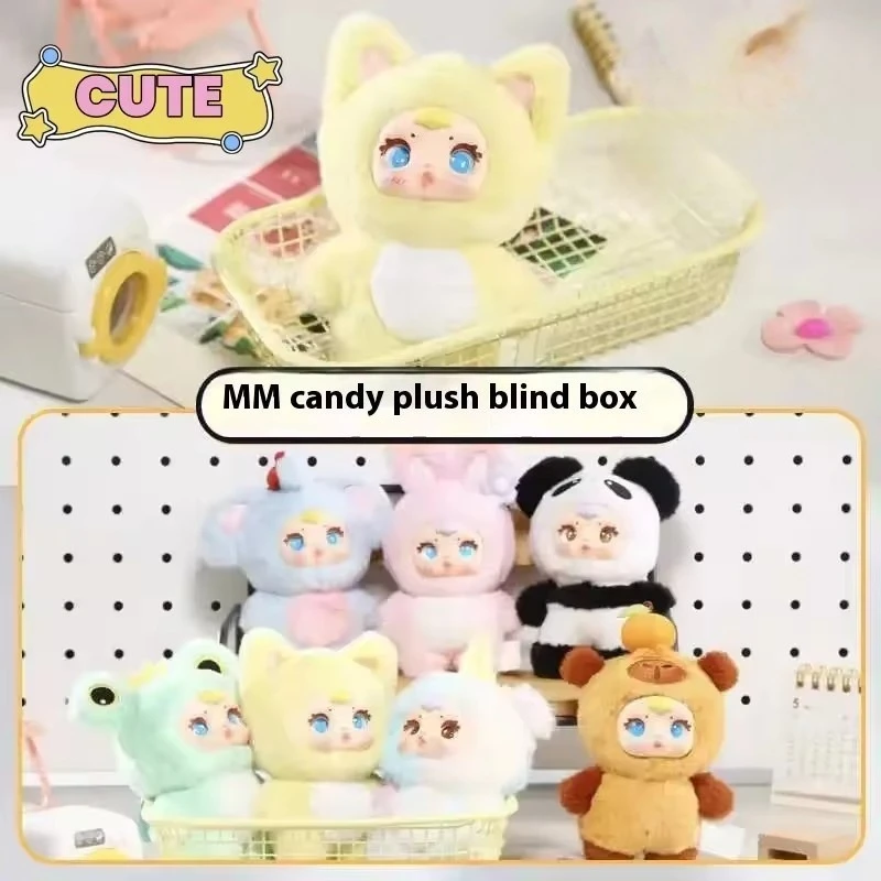 

новый продукт Mm Milk Candy Series слепая коробка плюшевый брелок милая кукла кулон настольная сумка орнамент подарок-сюрприз экшн-фигурка игрушка