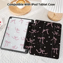 Case For iPad 10.2/9.7/10.9 Inch Cover,Transparent Acrylic,Double-Sided Printing,Optional With Capacitive Pen/Felt Bag Set