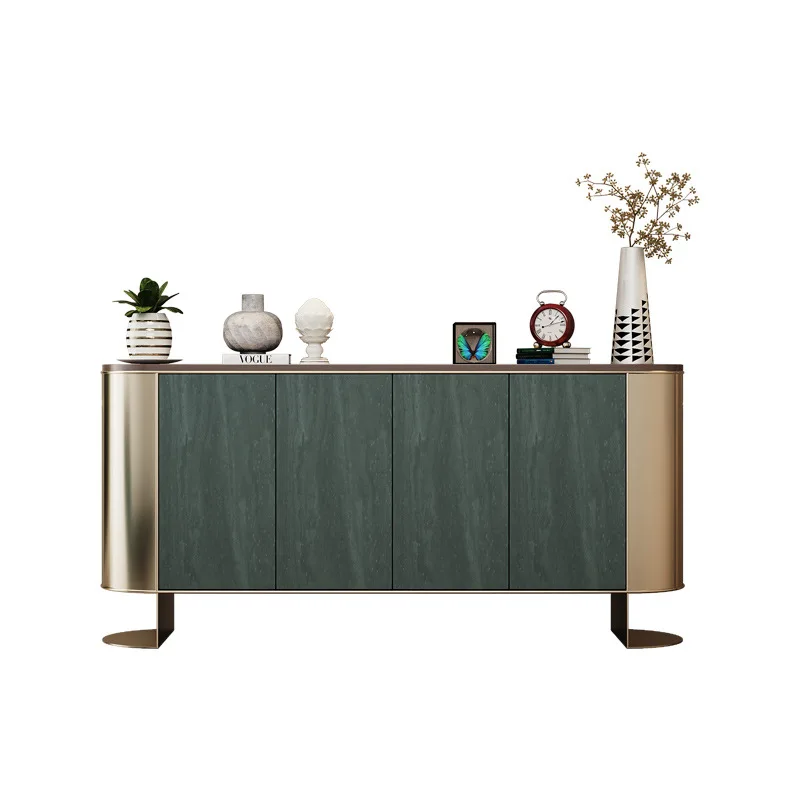 LTT Italian light luxury dining side cabinet high-end feeling wall decorative cabinet modern simple entrance cabinet