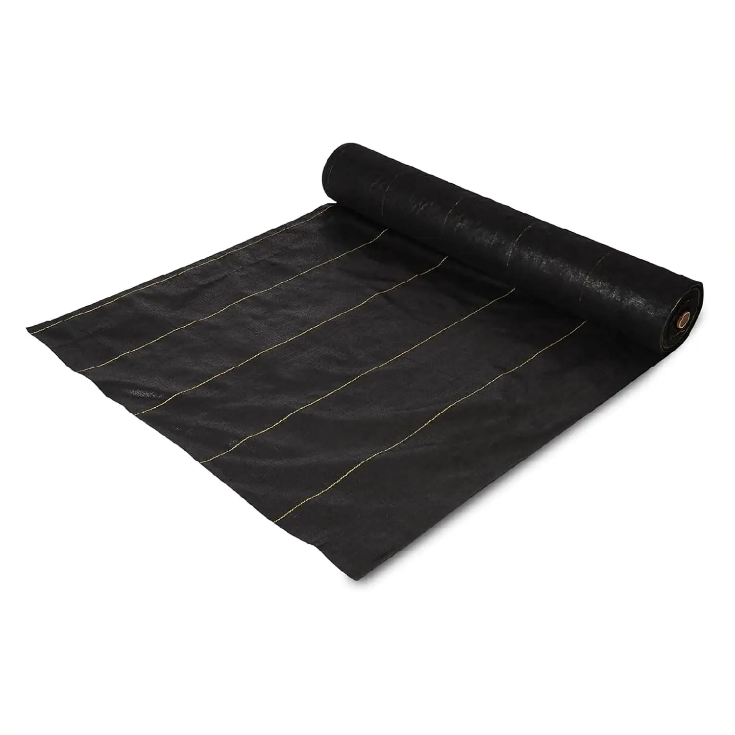 Dewitt 3-Pack Sunbelt Weed Barrier Fabric 3.2 oz, 6 x 300 Feet – Heavy-Duty Ground Cover Mat for Greenhouse Floors, Garden Rows,
