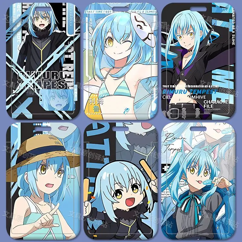 That Time I Got Reincarnated As A Slime Student Cover Set Access Card Bank ID Holder Retractable Credit Protectivegift