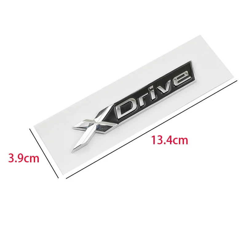 Car ABS XDrive Trunk Fender Door Logo Badge Emblem Decals Styling Sticker For BMW X1 X3 X4 X5 X6 X7 E84 F48 F25 G01 F15 G05 E71