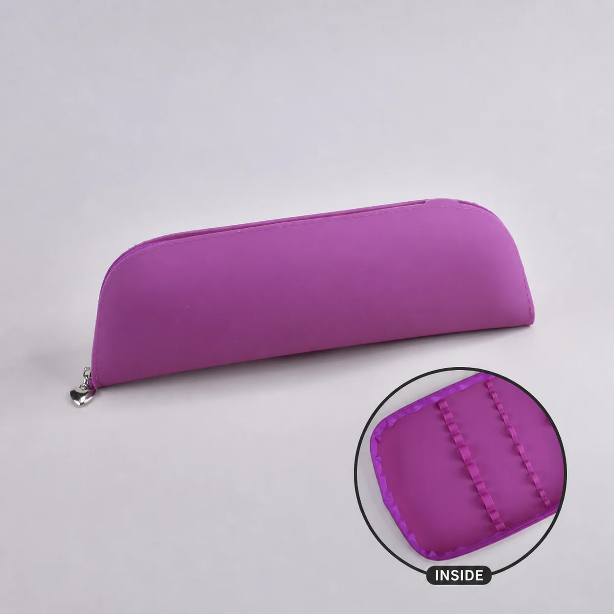 Silicone Makeup Brush Storage Bag Bpa-Free Silicone Cosmetic Pouch Makeup Brush Bag Waterproof Zipper Storage Bag For Beauty