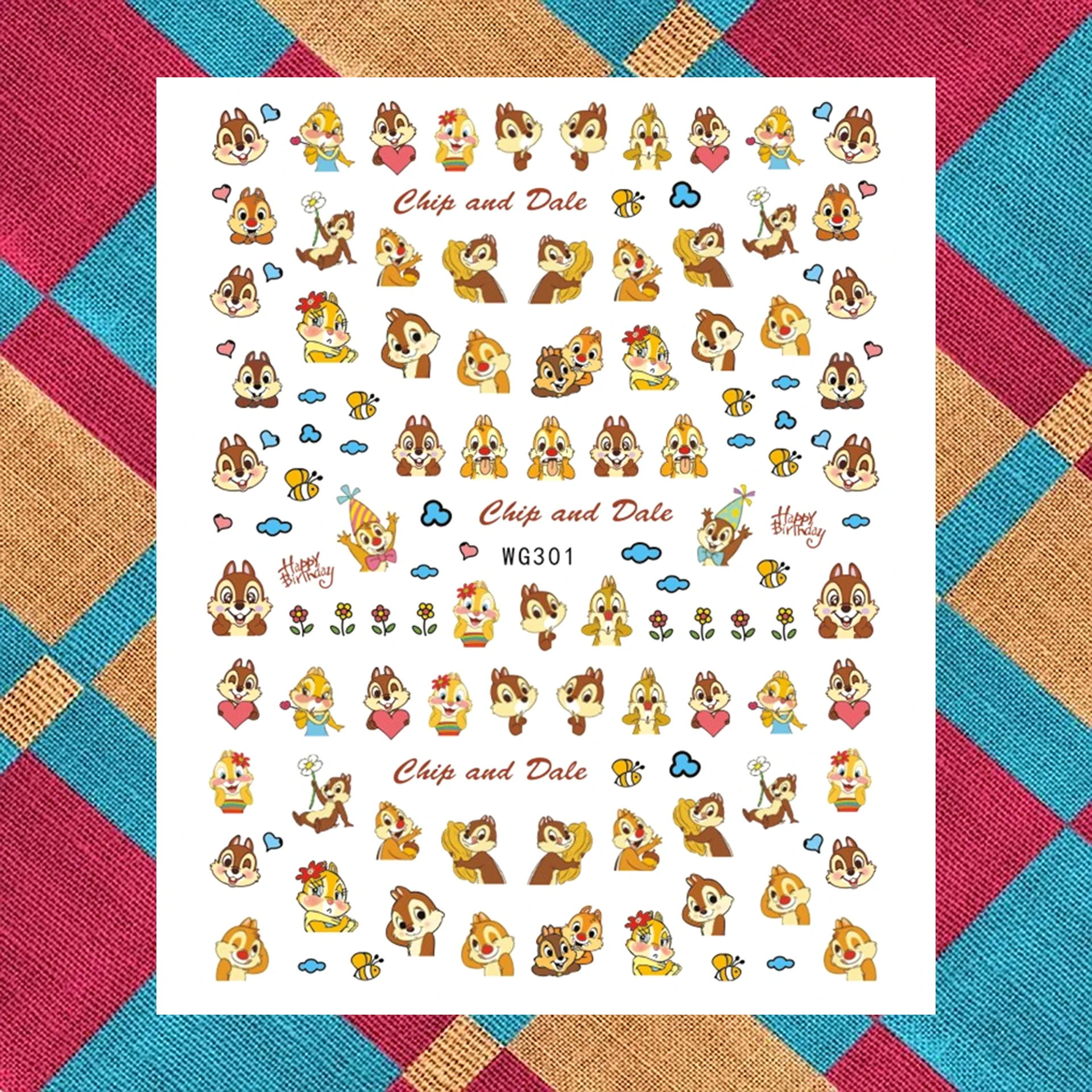 The Lion King Pinocchio 3D Nail Stickers Nail Art Supplies Nail Art Accessories Disney Anime Nail Slider Nail Art Decals