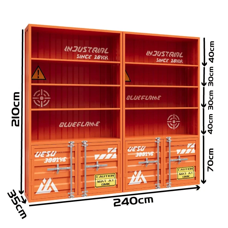 custom.Vintage Heavy-Duty Industrial Display Rack Commercial Metal Shelving Bar Restaurant Coffee Shops Store Showcase