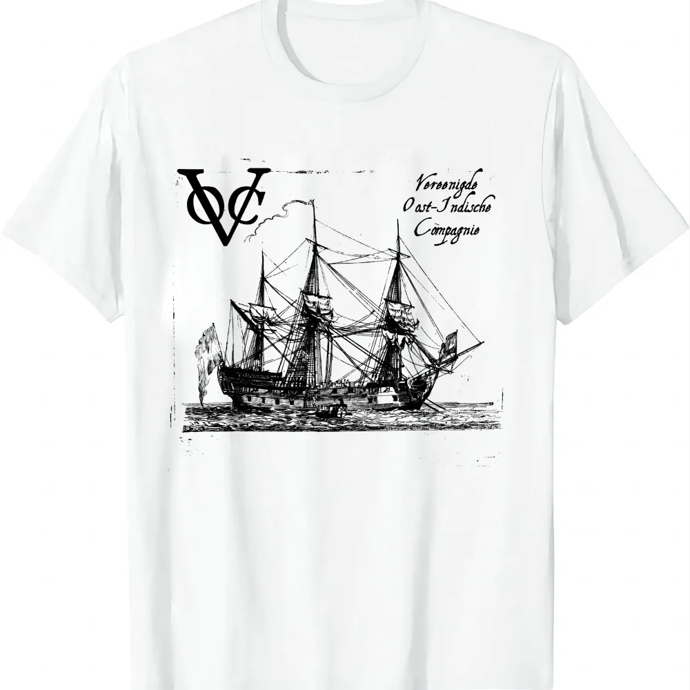 VOC United East India Company Netherlands 1602 To 1798 T-Shirt Unisex Summer Streetwear Tops Vintage Clothes Camiseta