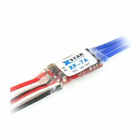 Aeolian X-STAR XP-7A 5g ESC BEC output: 1A / 5V  Electronic Speed Control Support 1S-2s(3v-9v) for RC Airplane Fixed-wing