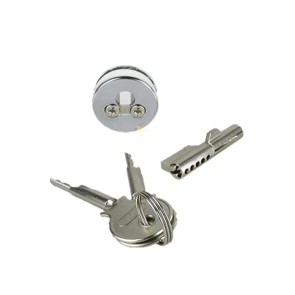 Copper Cylinder Locks Sliding Glass Push Door Cabinet Door Showcase Glass Display Glass Lock Window Cabinet lock